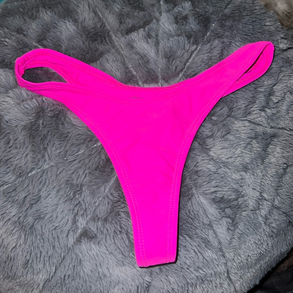 Boutine LA Hot Pink Chic 80’s Bikini Bottoms